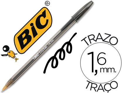 Caneta Esferográfica BIC Cristal Large (Plástico - Preto) — miniatura 3