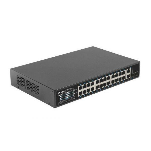 Switch de Rede Não Gerido LANBERG RSFE-24P-2C-360 (4 MB - 8,8 Gbit/s - Sim; orçamento total de 360 W - Preto), miniatura 6