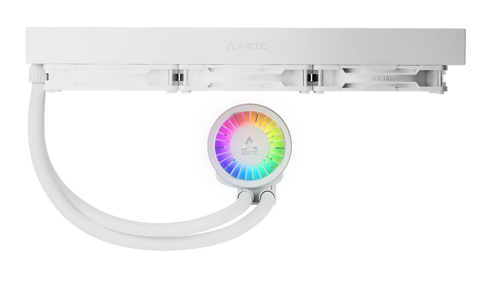 Refrigerador Líquido All-in-One ARCTIC Liquid Freezer III Pro 420 A-RGB (14 cm - 2500 RPM - Multi - Branco) — miniatura 3