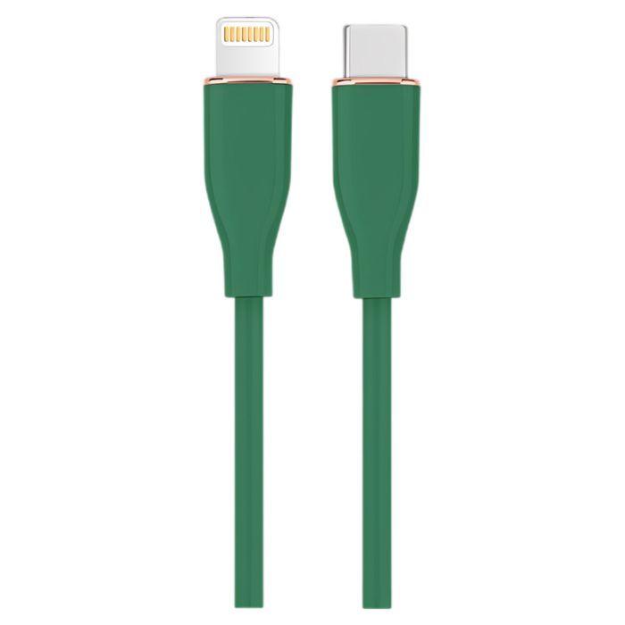 Cabo USB Type-C para Lightning GEMBIRD CC-USB2S-CM8PM-1.5M-G (1,5 m - USB-C - Verde)