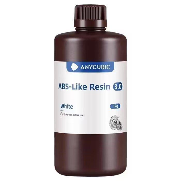 Resina Fotopolimérica ANYCUBIC ABS-Like 3.0 (1 kg - Branco)