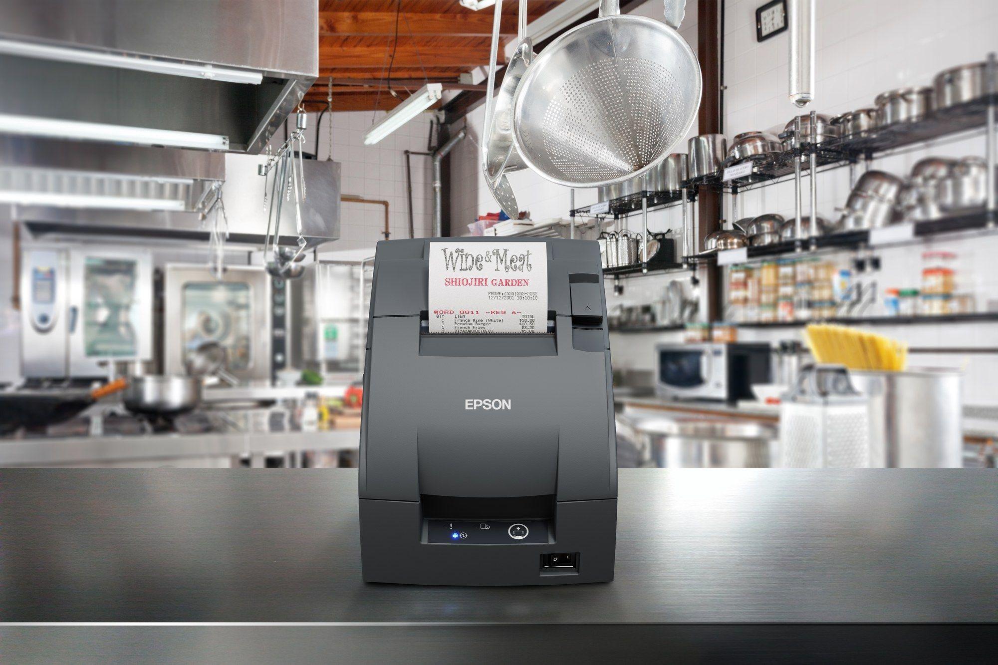 Impressora POS Matricial EPSON TM-U220IIB-102 (Com fios - Cinzento Escuro), miniatura 5