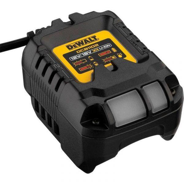 Carregador de Baterias DEWALT DCB1102-QW (10,8-18 V - 2 A)