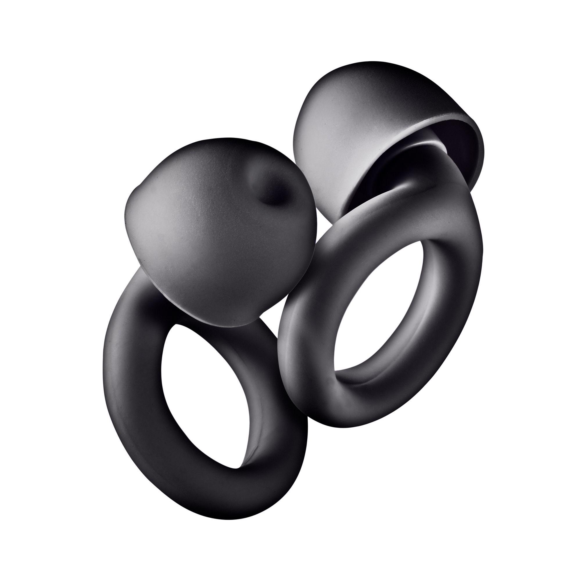 Tampões de Ouvido NGS NOON BLACK (Silicone - Preto), miniatura 9