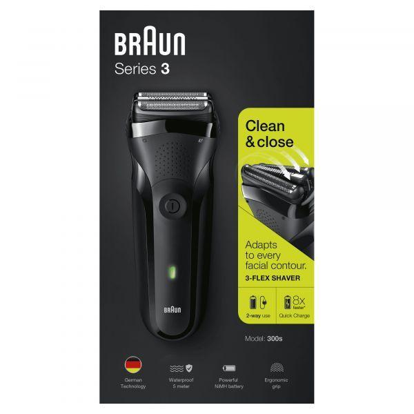 Máquina de Barbear BRAUN Series 3 300S (Preto), miniatura 4