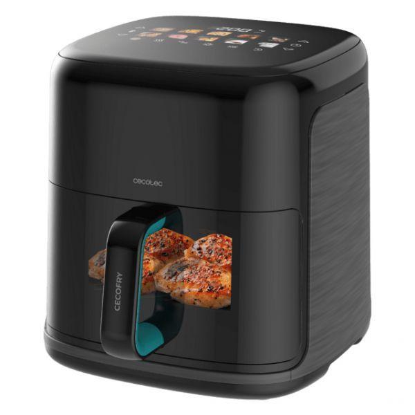 Fritadeira a Ar Independente CECOTEC Cecofry & Grill Smokin'Prime 6500 (2200 W - 200 °C - 40 °C - Preto), miniatura 2