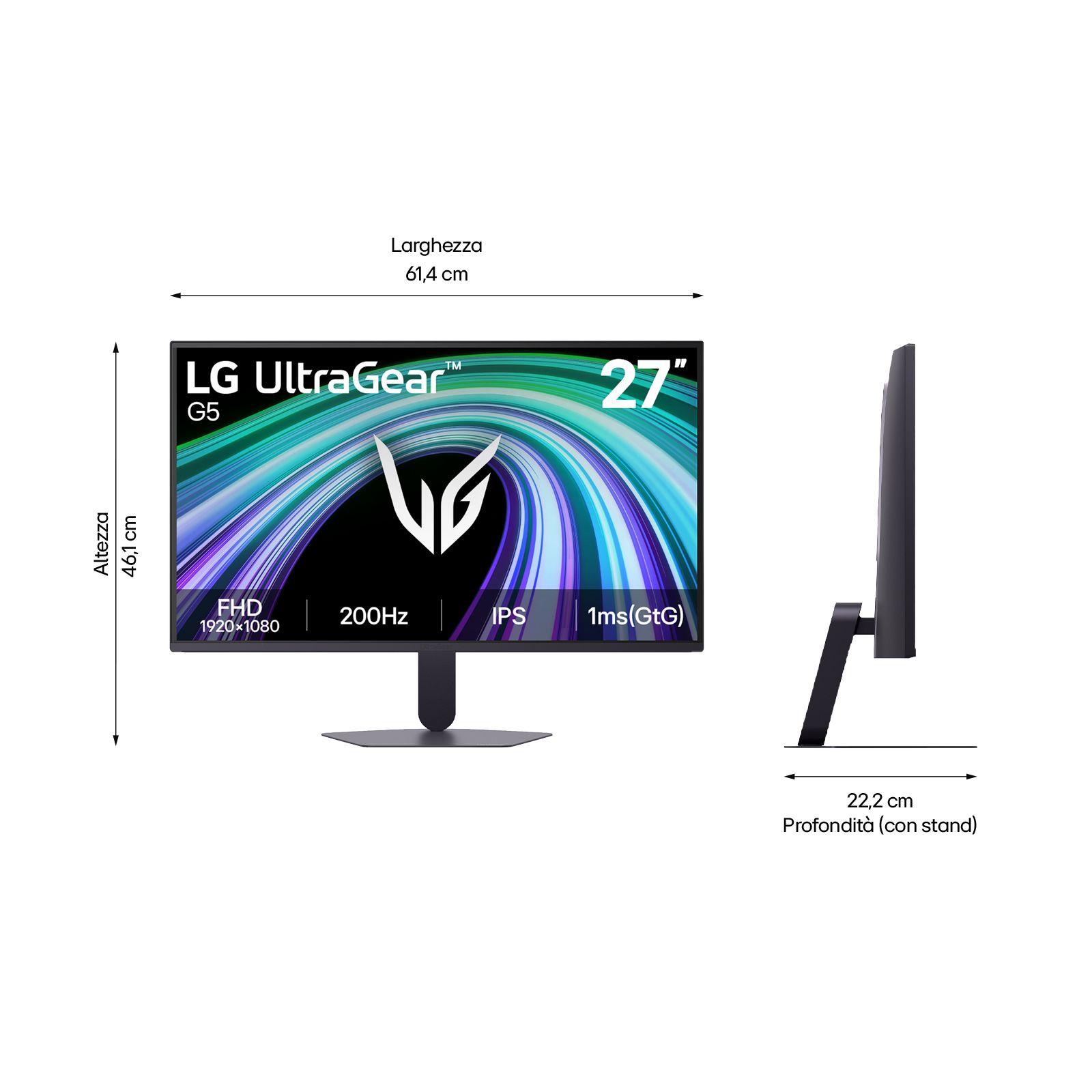 Monitor LG 27G523B-B (27" - IPS - 200 Hz - Preto) — miniatura 7