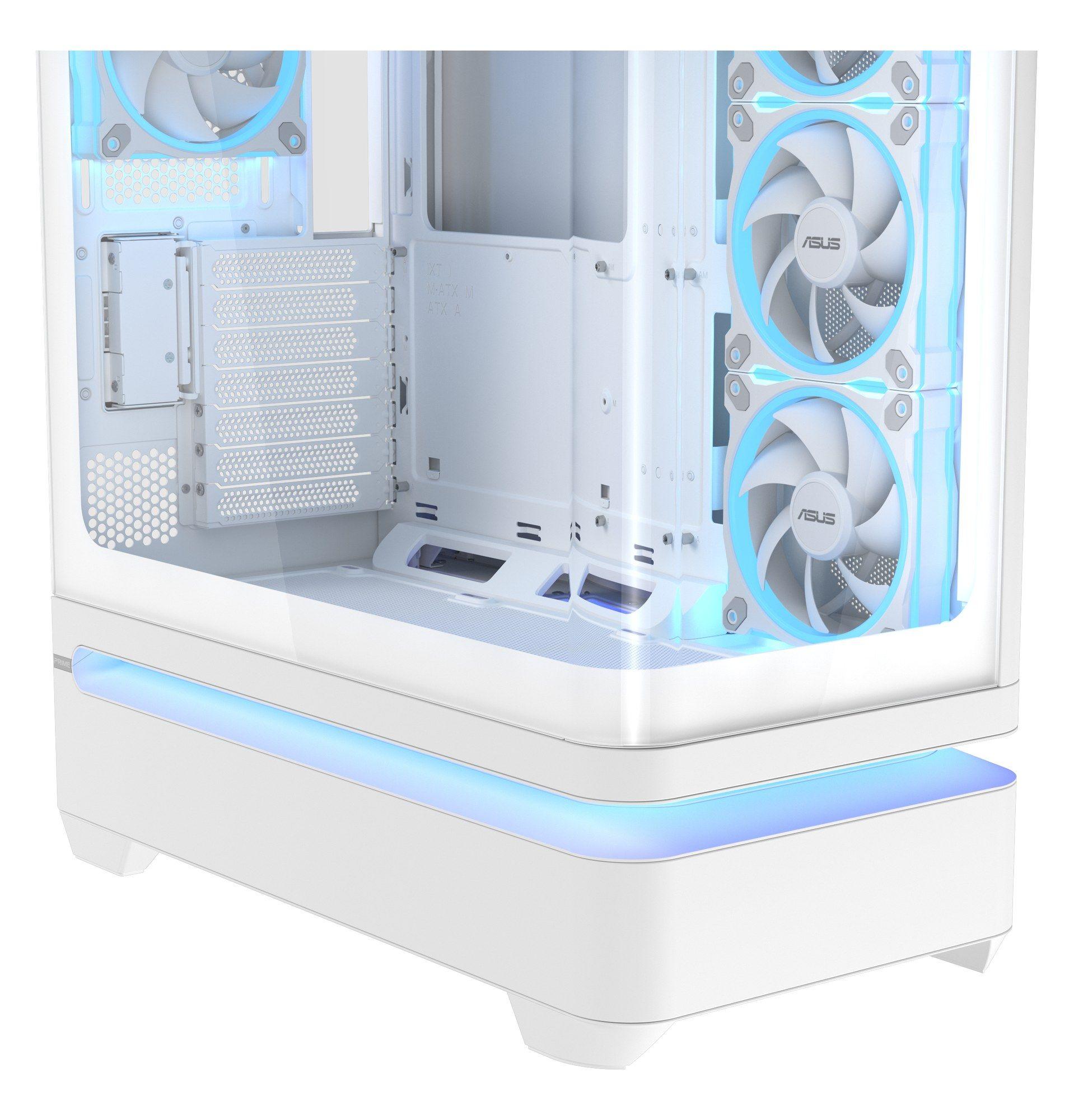 Caixa ATX ASUS PRIME AP304 TG ARGB (ATX, Micro ATX, Mini-ITX - Midi Tower - 175 mm - Branco) — miniatura 10