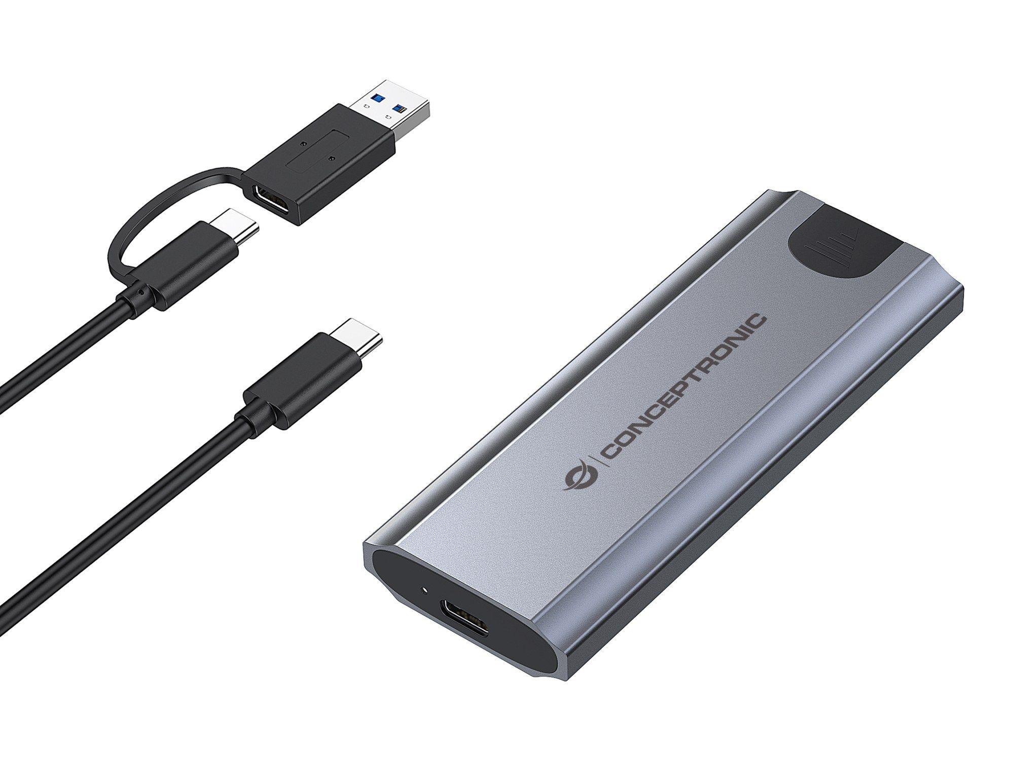 Caixa Externa para SSD M.2 CONCEPTRONIC DANTE05G (M.2 - Cinzento) — miniatura 2