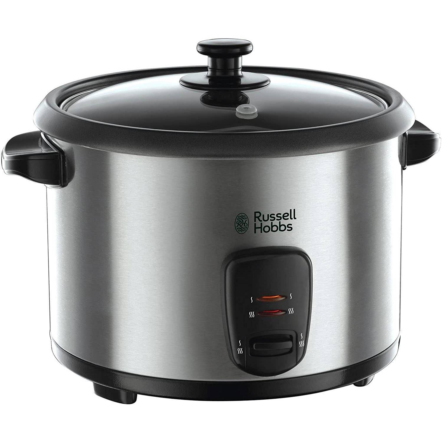 Cozedor de Arroz RUSSELL HOBBS 19750-56 (Altura 24,2 cm - Aço inoxidável)