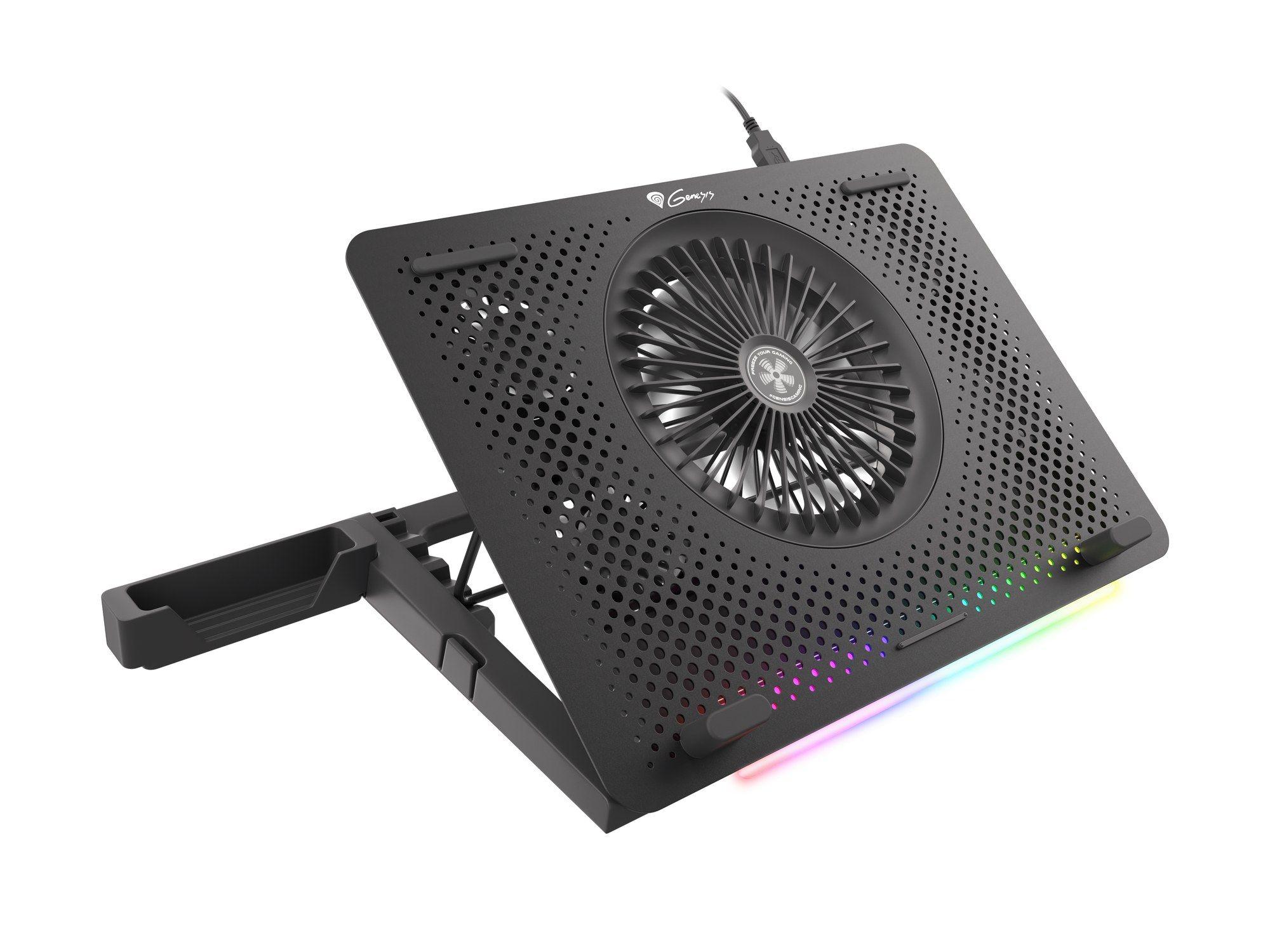 Base de Refrigeração para Portátil GENESIS Oxid 450 RGB (15,6" - 39,6 cm - 2400 RPM - Preto), miniatura 5