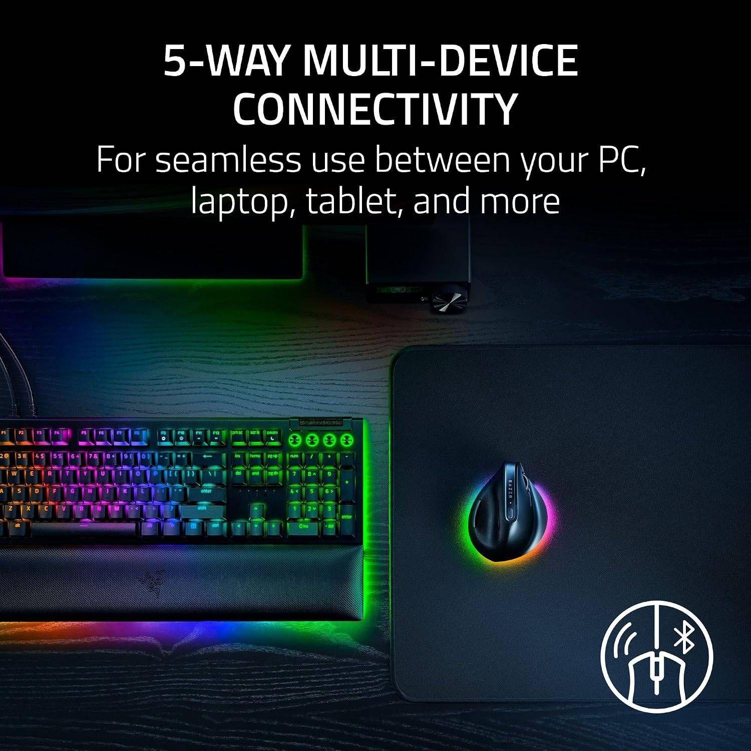 Rato RAZER Pro Click V2 Vertical Edition (Mão direita - 30000 DPI - Ótico - Preto) — miniatura 6