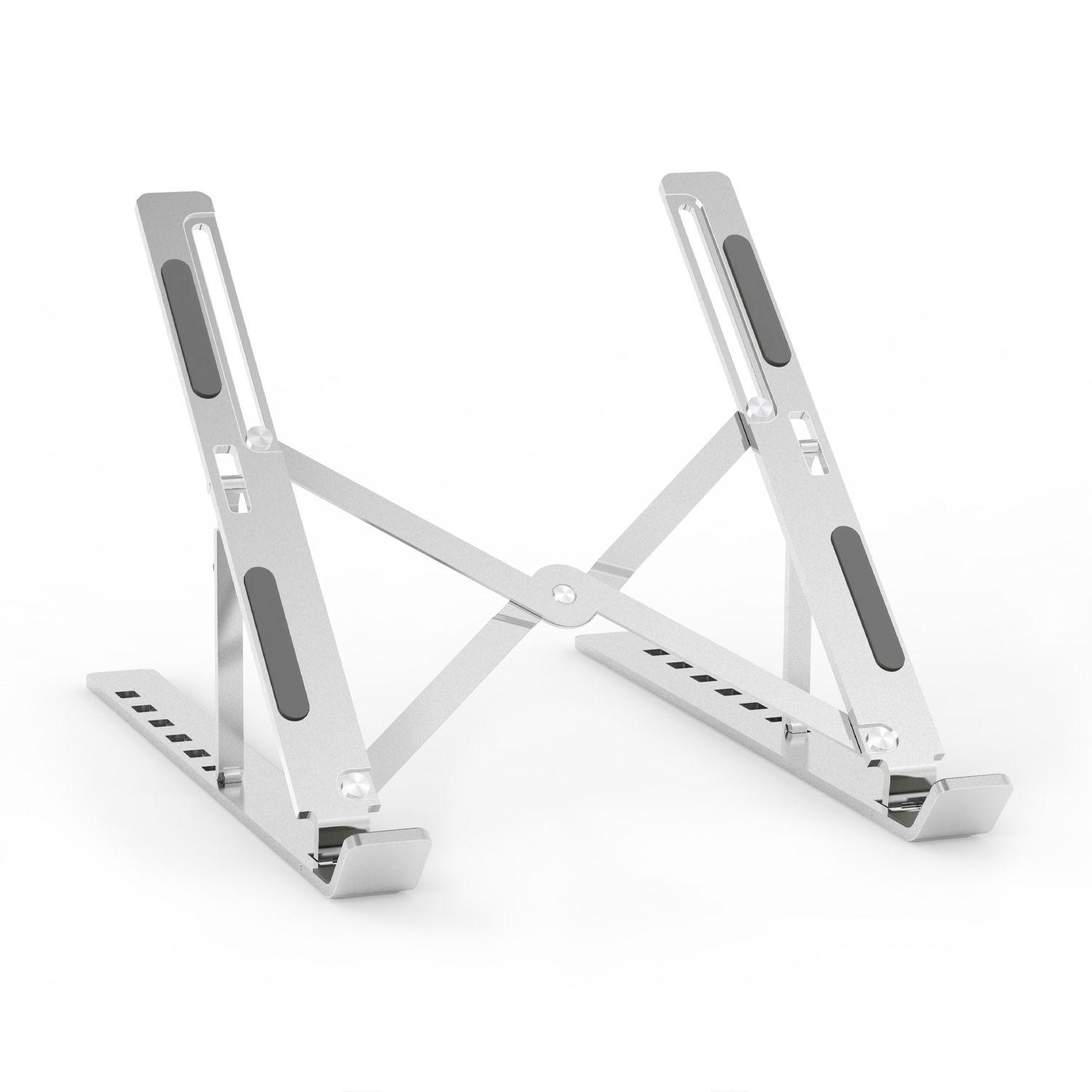 Suporte de Secretária para Portátil e Tablet AISENS LPS2M-173 (38,1 cm - Prateado)