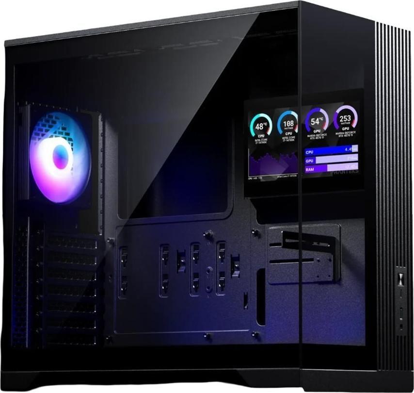 Caixa ATX PHANTEKS XT V5 LCD (Midi Tower - Vidro temperado - Preto)