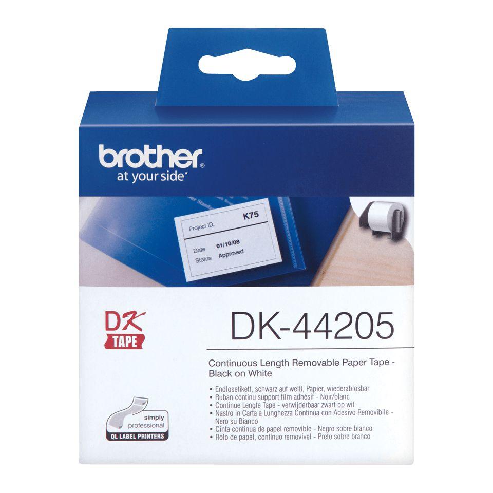 Fita Contínua de Papel Térmico BROTHER DK-44205 (Branco), miniatura 3