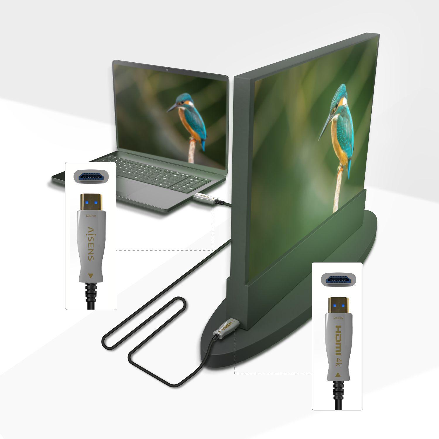 Cabo HDMI AISENS A148-0698 (100 m - 60 Hz - HDMI Type A - Preto), miniatura 3