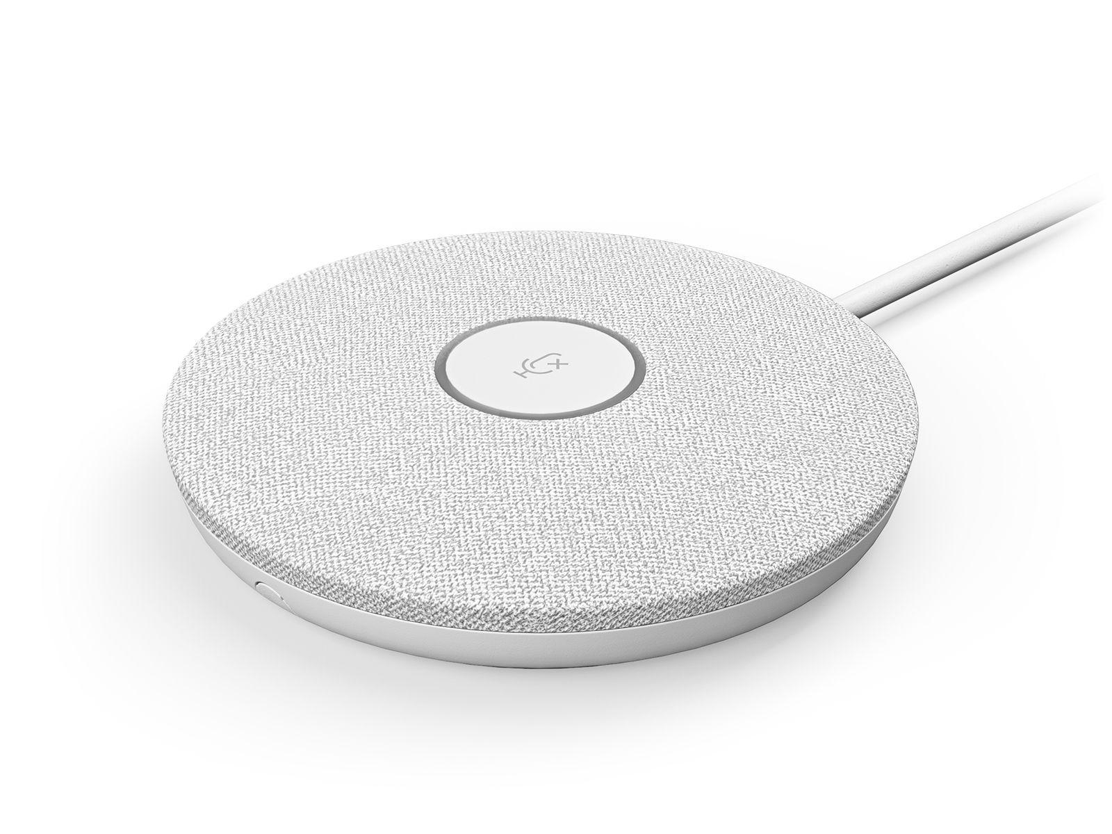 Microfone de Mesa LOGITECH Rally Mic Pod (Com fios - Branco)