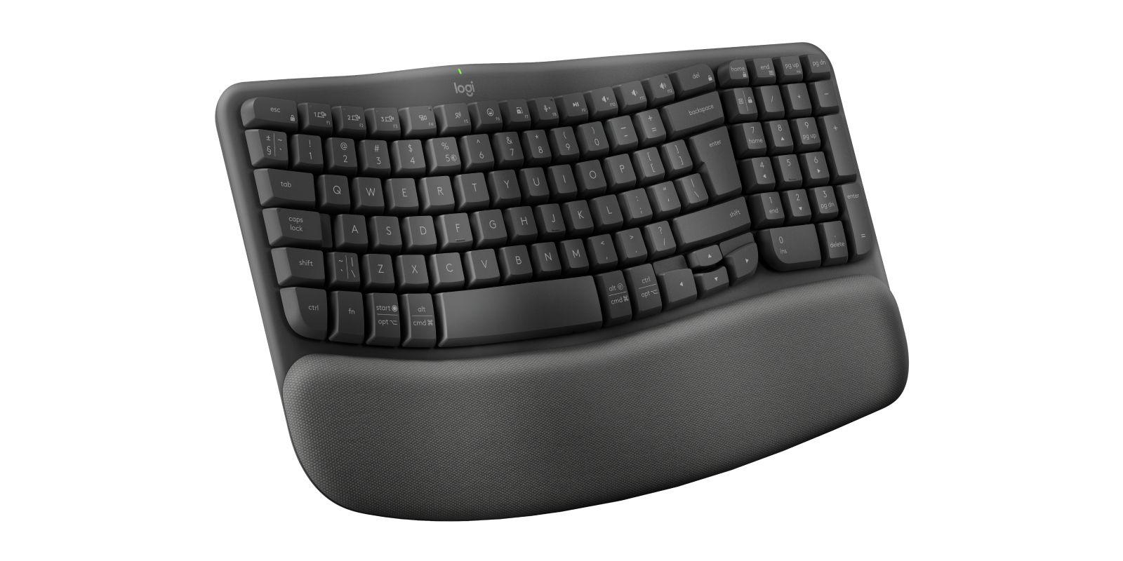 Teclado LOGITECH Wave Keys for Business (Estados Unidos - Interruptor de membrana - Tamanho completo - Grafite) — miniatura 3