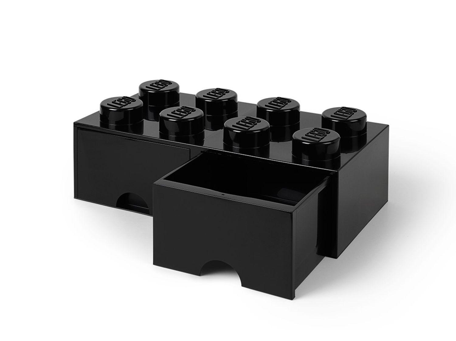 LEGO 5006248 Gear Gaveta de Tijolo de Arrumação Negra com 8 espigas