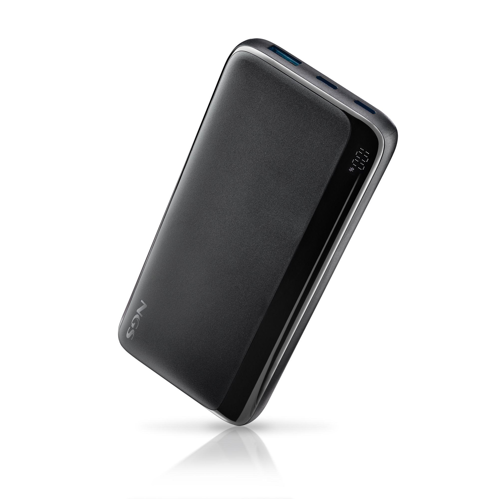 Bateria Externa NGS QUIZ 10 (10000 mAh - USB Type-C - Preto)