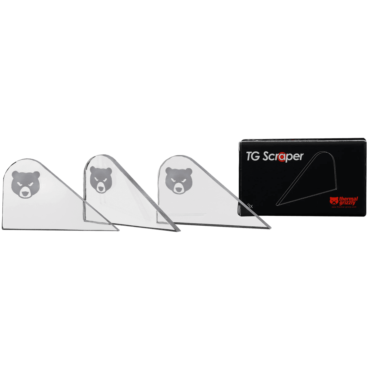 Raspador em Acrílico THERMAL GRIZZLY TG Scraper TG-SC-3 (Acrílico - Transparente)