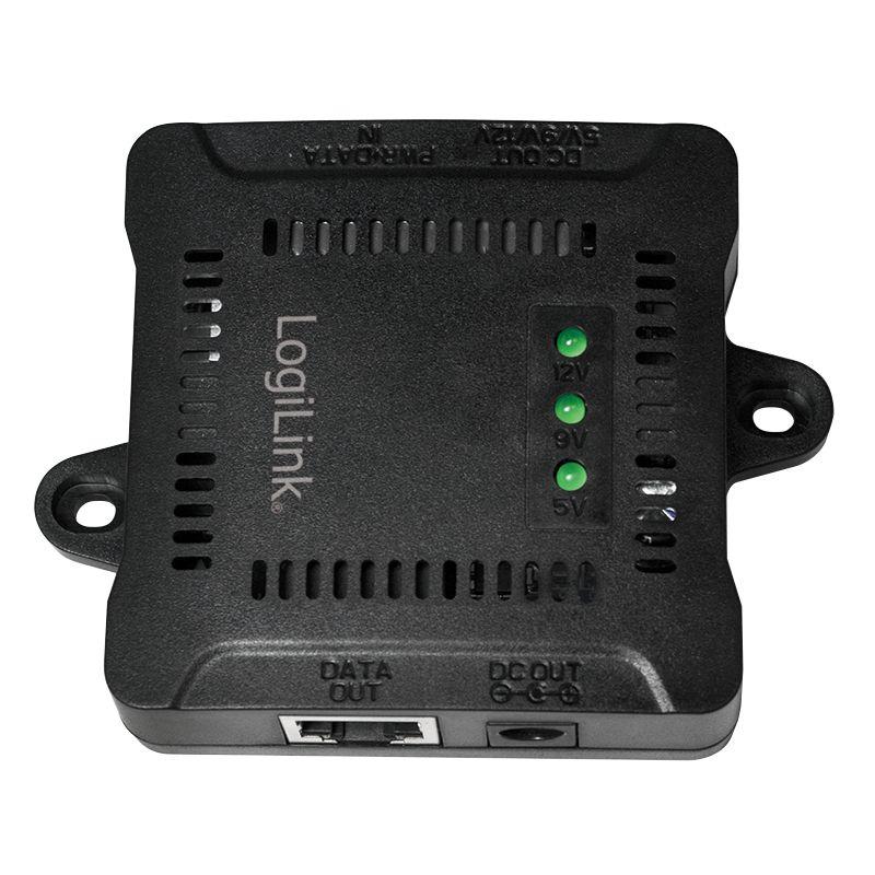 Adaptador PoE LOGILINK POE005 (Gigabit Ethernet - 1 unidade - 10,100,1000 Mbit/s - Preto), miniatura 4