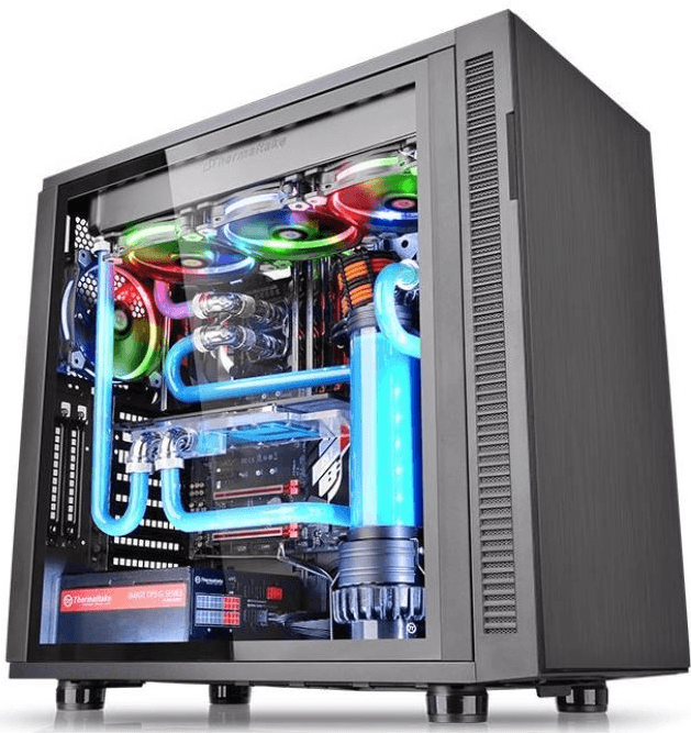 Caixa PC THERMALTAKE Suppressor F31 TG (ATX, micro ATX, Mini-ITX - Midi Tower - SPCC, vidro temperado - Preto)