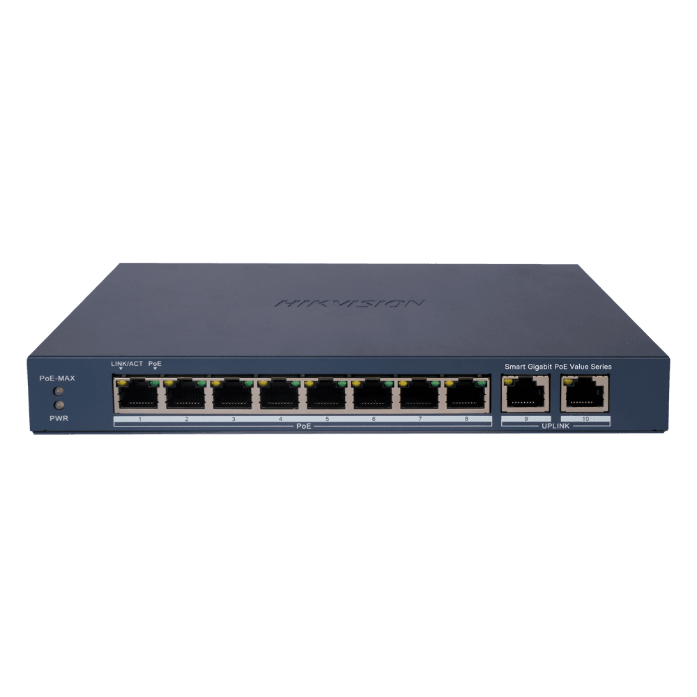 Switch Gerível HIKVISION DS-3E1510P-EI/M (1,5 MB - 20 Gbit/s - Azul)