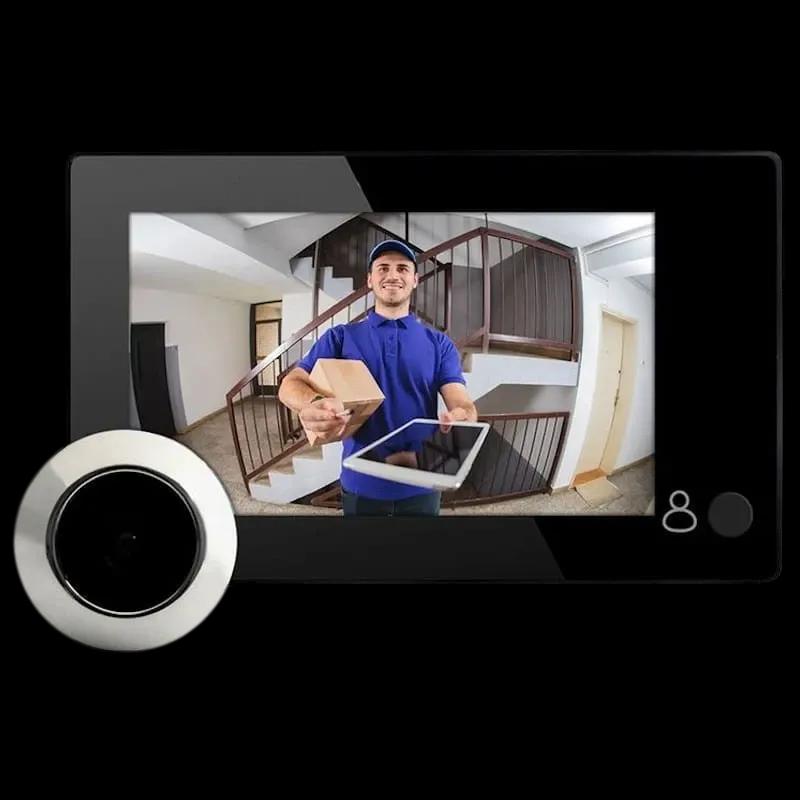 Olho Mágico Digital ESCAM C10 (1 MP - Ecrã 4,3 polegadas)