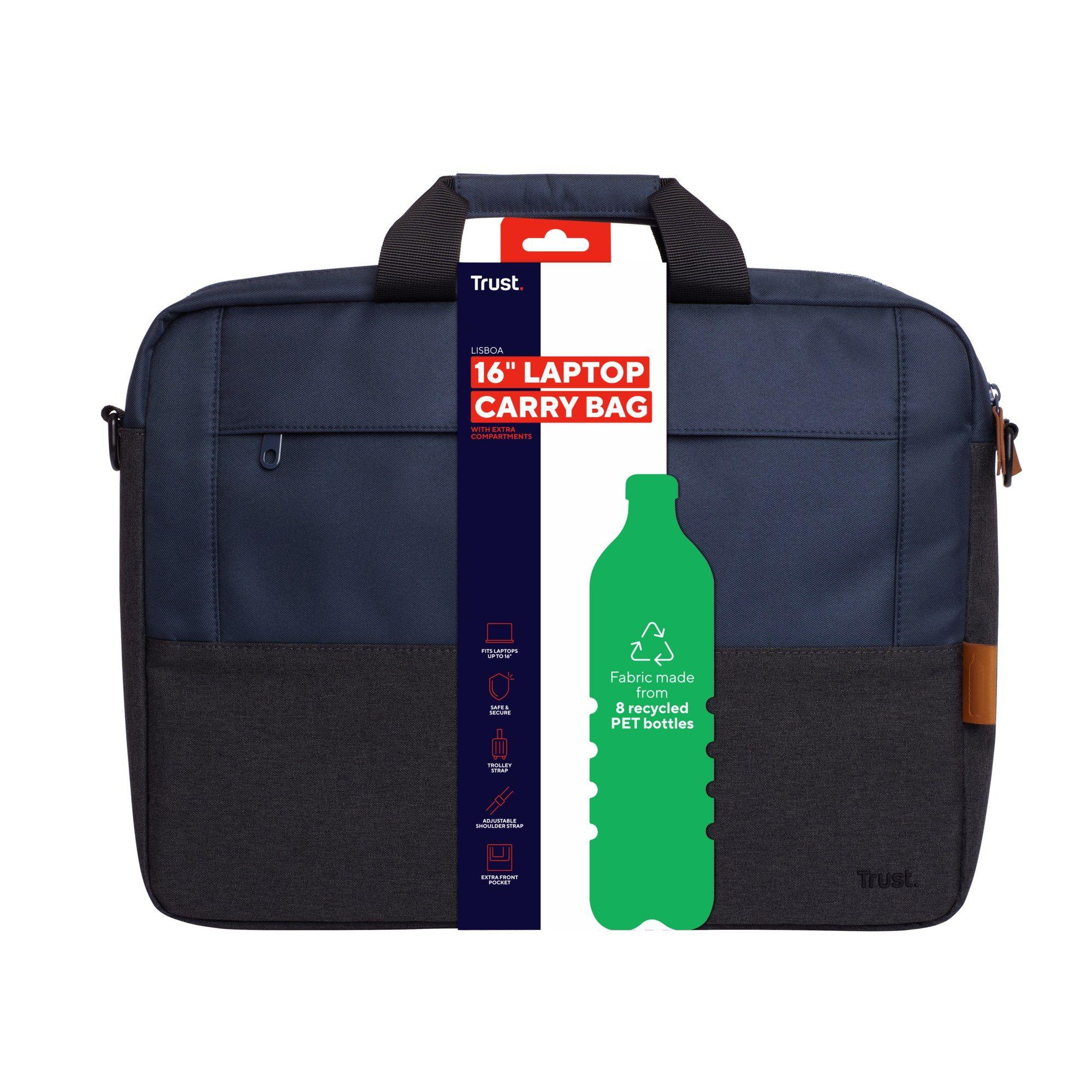 Mala para Portátil TRUST Lisboa 24980 (16" - Azul) — miniatura 9
