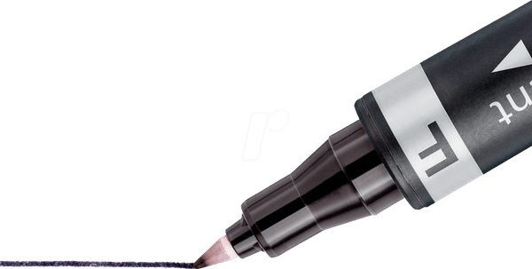 Marcador Permanente Duo STAEDTLER 348-9 BK-1 (Preto), miniatura 4