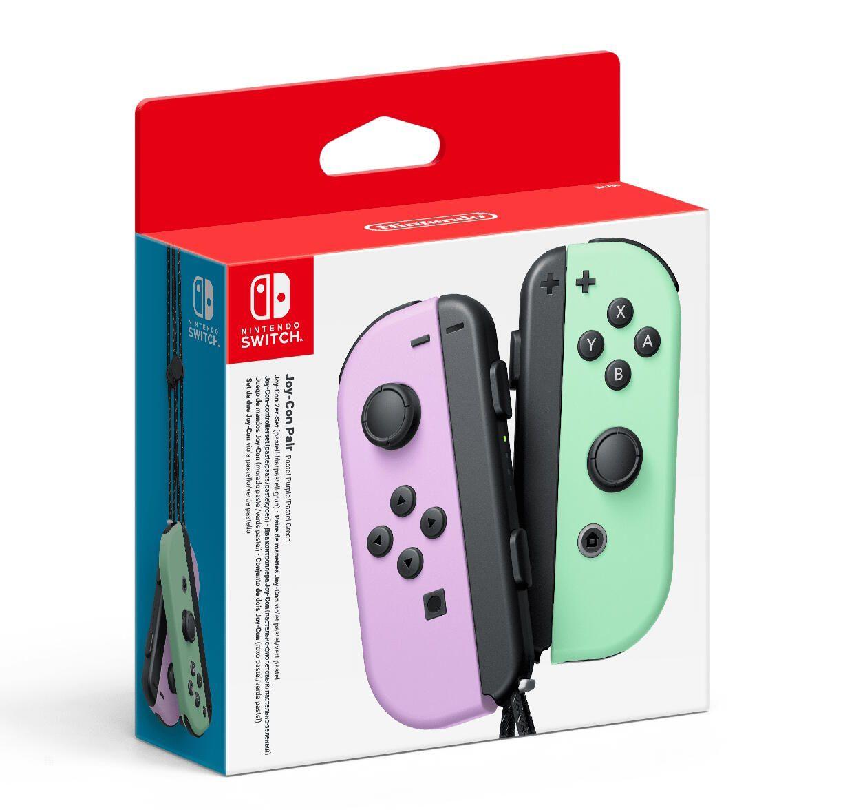 Comando NINTENDO Joy-Con (Nintendo Switch - Sem fios - Verde e Violeta)