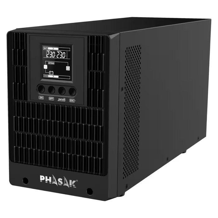 SAI UPS Online PHASAK PH 9220 (Cabo de alimentação de energia - Tipo F - Bege) — miniatura 2