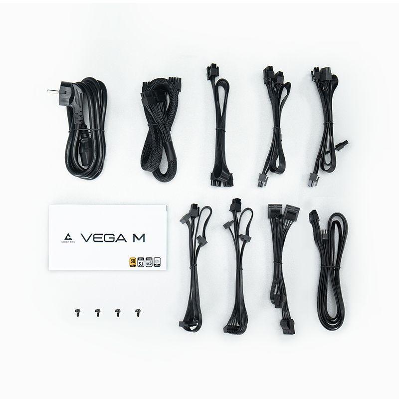 Fonte de Alimentação CHIEFTEC VEGA M PPG-1000-C (ATX - 1000 W - 80 PLUS Gold - Branco), miniatura 7