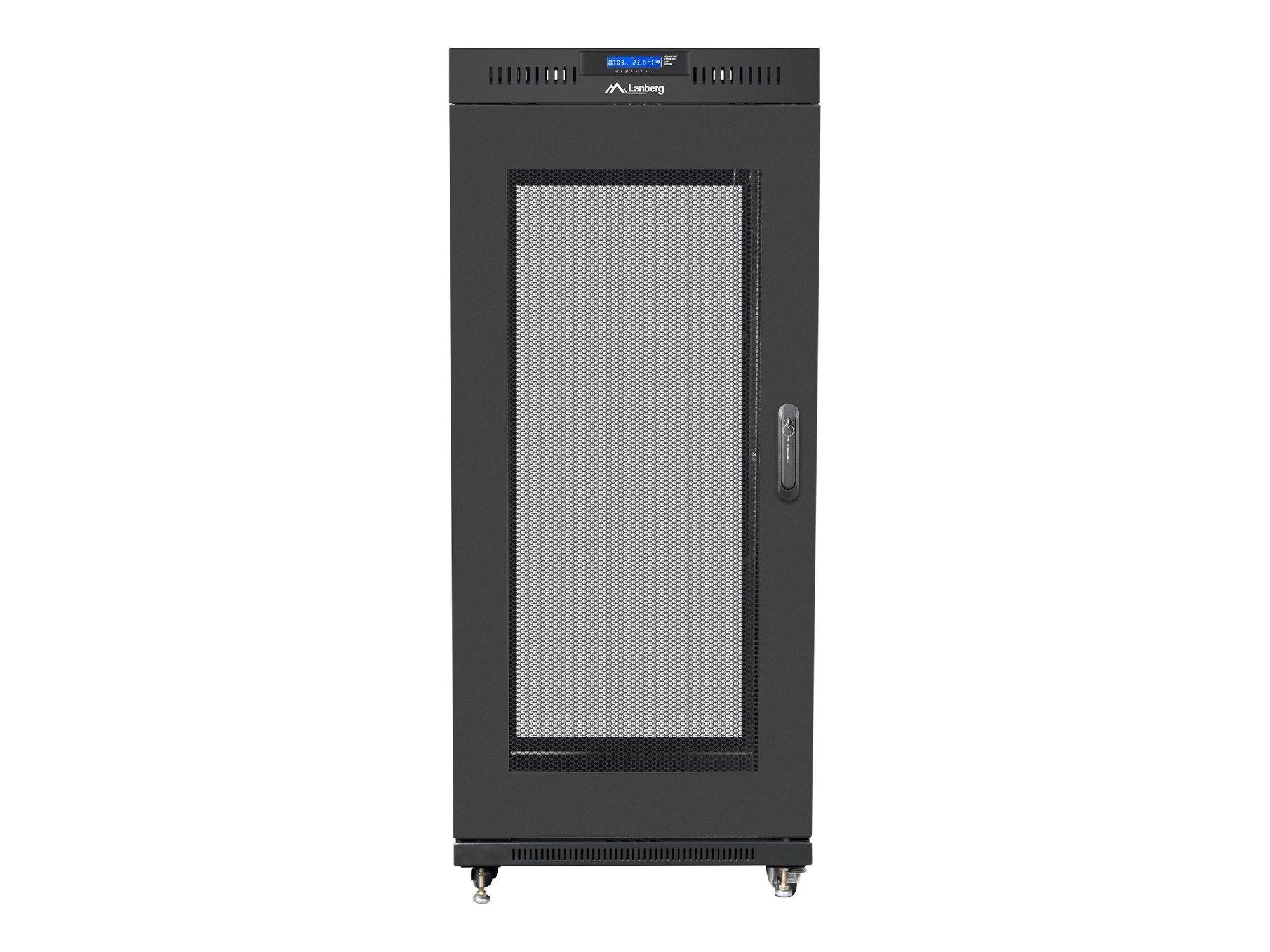 Armário Rack de Servidor LANBERG FF01-8015-23BL (19'' - 15U - 800 x 1000 mm - Preto)