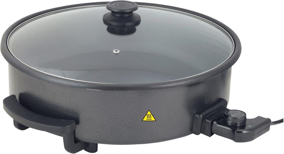 Frigideira Elétrica Multiusos COMELEC PI7580 (40 cm - 1500 W - Tampa de Vidro)