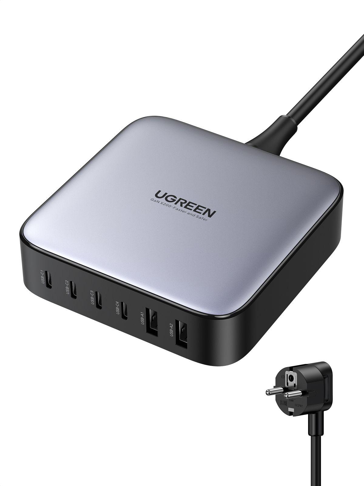 Carregador de Secretária UGREEN CD271 Nexode (200 W - Cinzento)