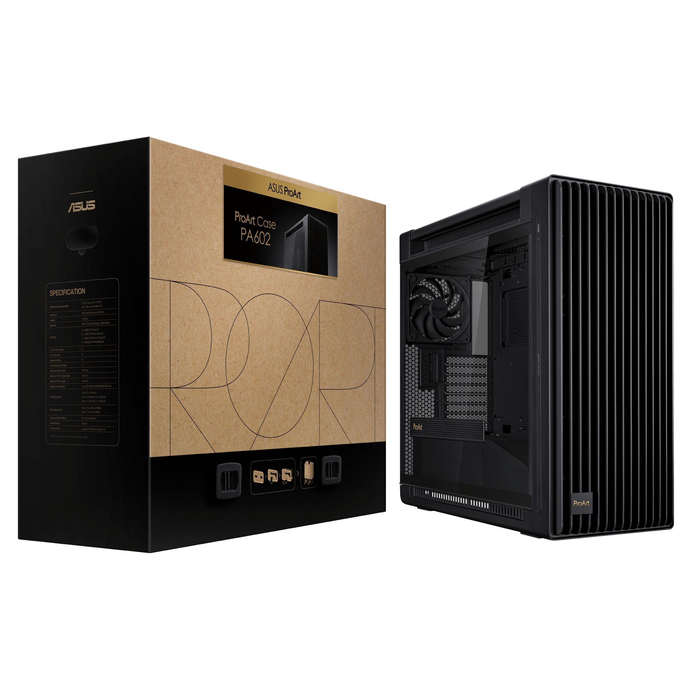 Caixa PC ASUS ProArt PA602 (Midi Tower - 19 cm - 45 cm - Preto), miniatura 18