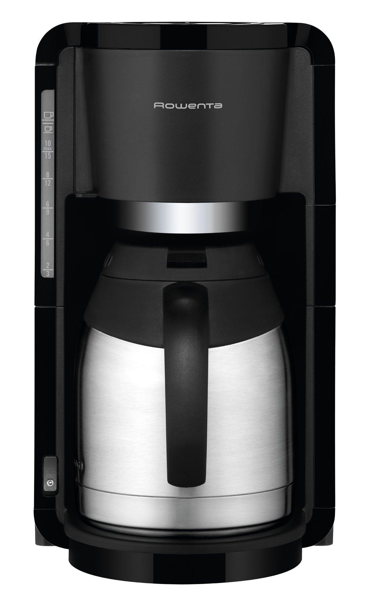 Máquina de Café de Filtro ROWENTA CT 3818 Milano (Café moído - 800 W - 1,5 l - Preto e Inox)