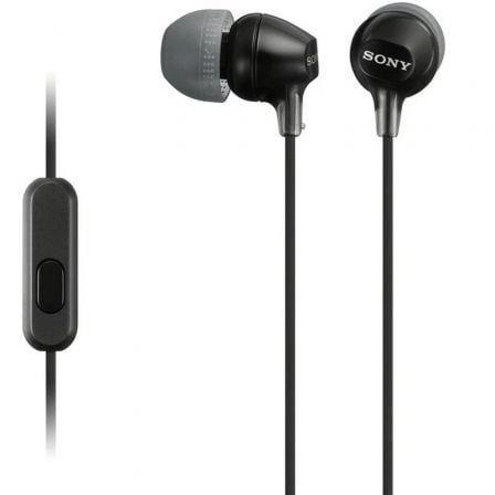 Auscultadores Intra-auriculares SONY MDR-EX15AP (100 mW - Com fios - Preto)