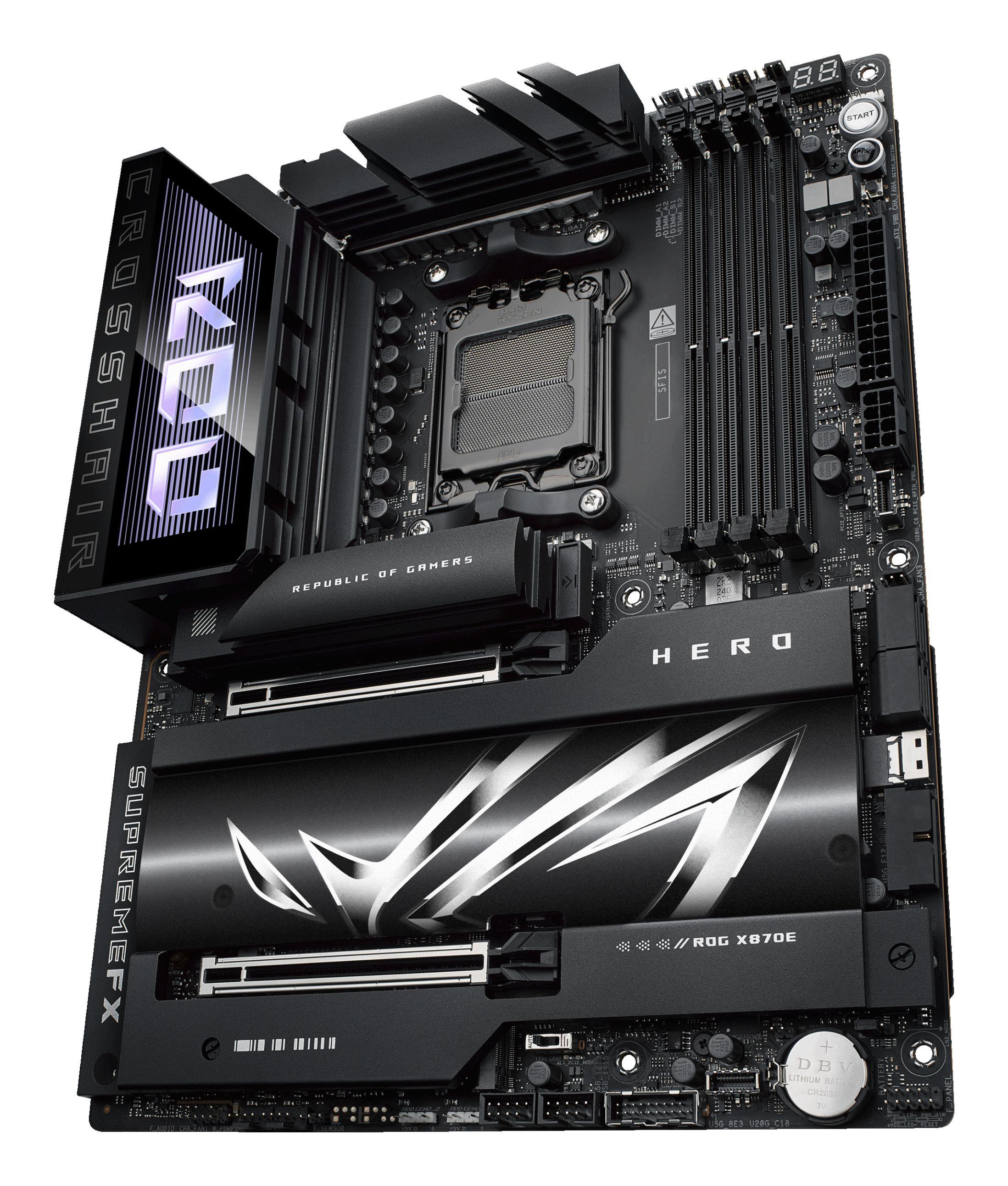 Motherboard ASUS ROG Crosshair X870E Hero (AM5 - ATX - PC), miniatura 9
