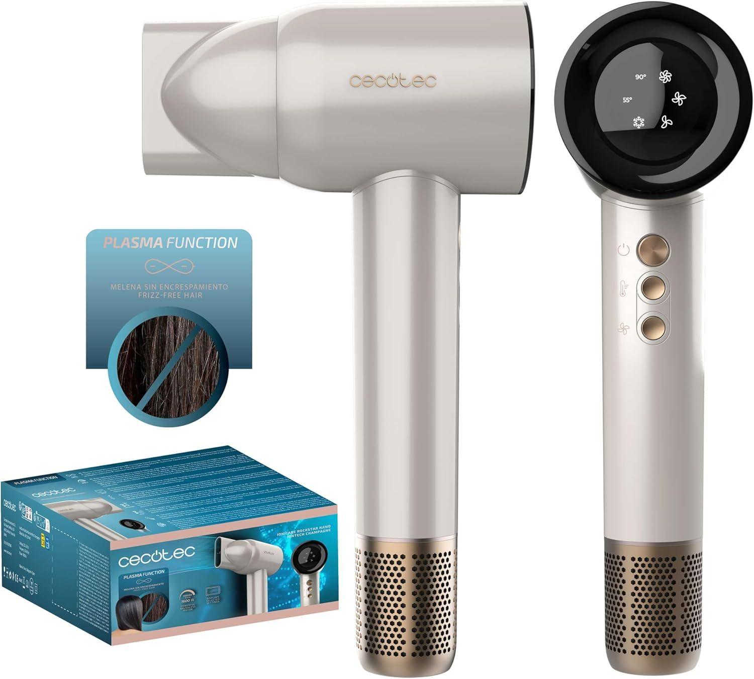 Secador de Cabelo CECOTEC IoniCare RockStar Nano IonTech (Champanhe)