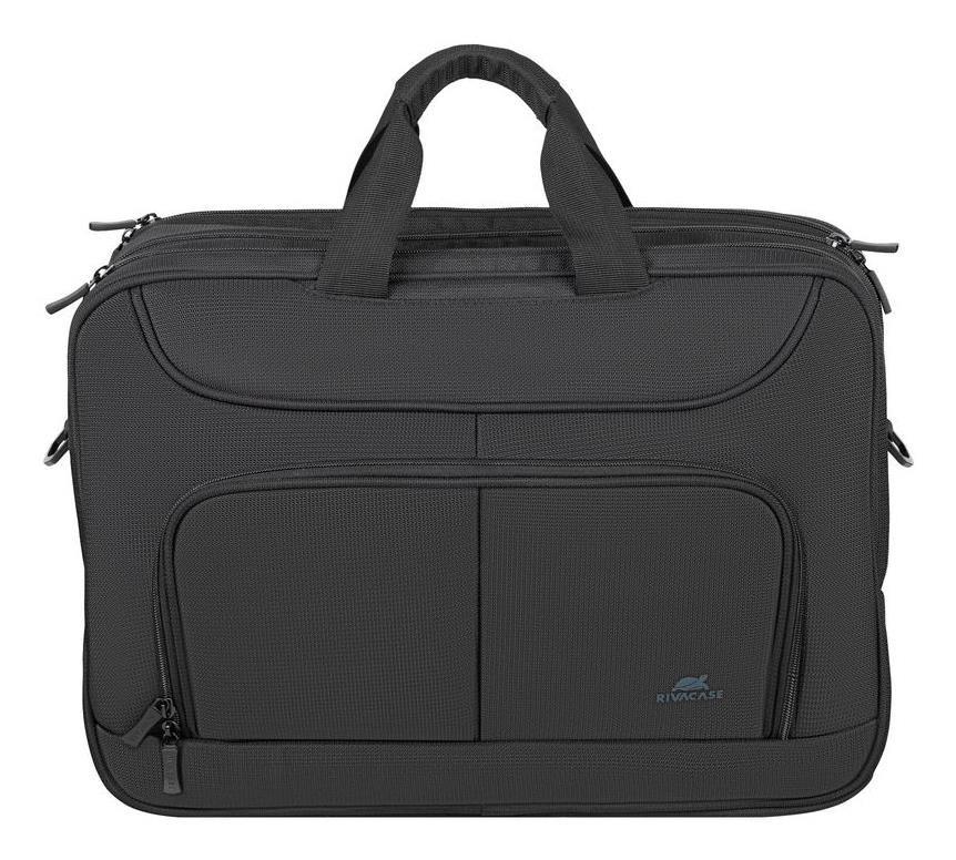 Mala para Portátil RIVACASE Tegel 8432 (Poliéster - Até 15,6 polegadas - Altura 30 cm - Preto)