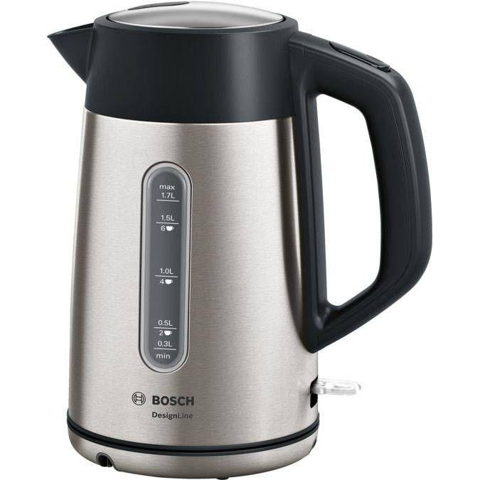 Jarro Elétrico BOSCH TWK4P440 (2400 W - 1,7 l - Aço inoxidável - Preto e Inox), miniatura 2