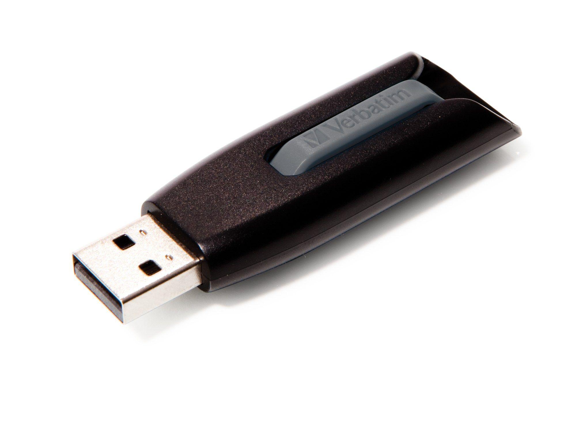 Pen USB VERBATIM Store 'n' Go V3 (USB Type-A - USB 3.2 Gen 1 - Sem tampa - Preto e Cinzento), miniatura 3