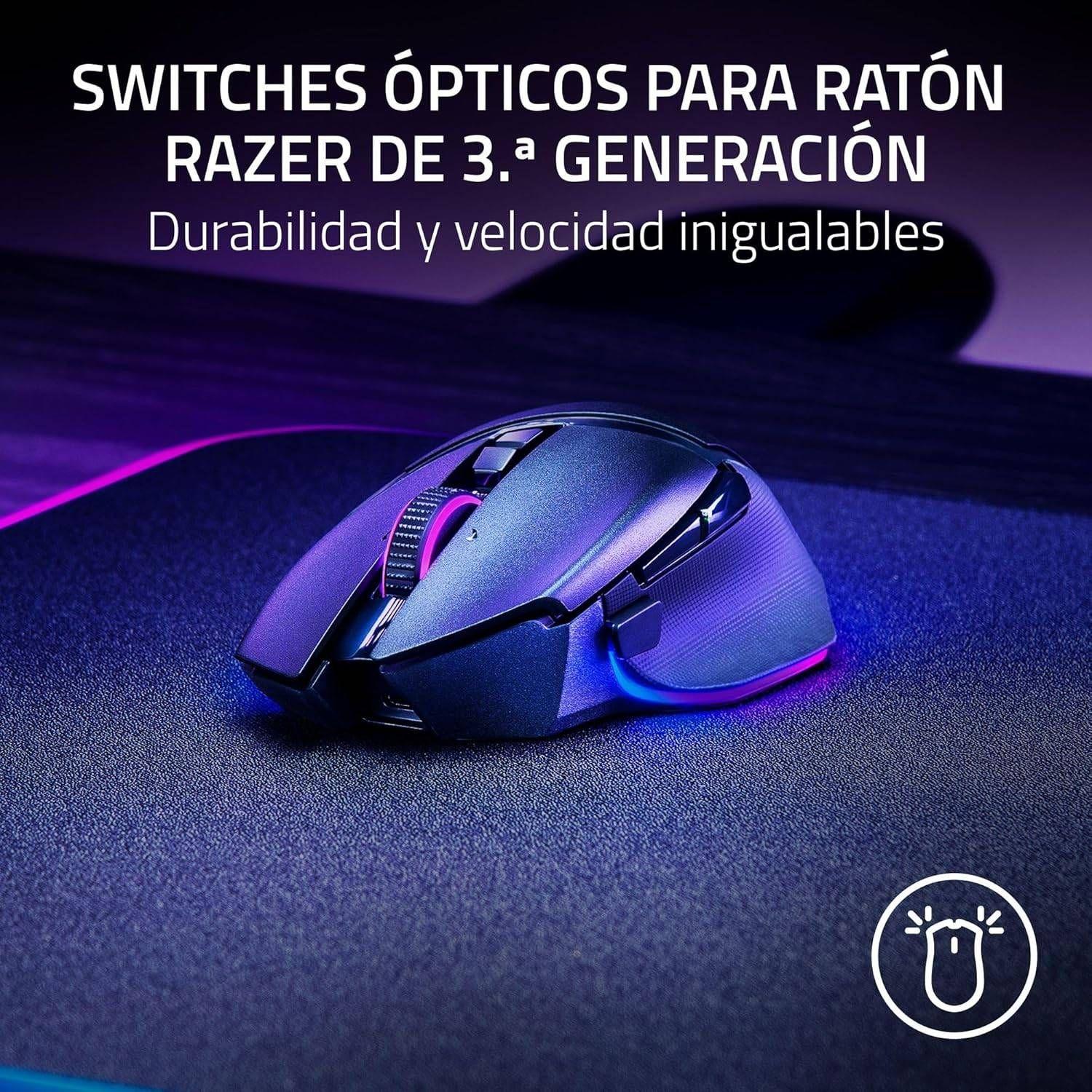 Rato RAZER Basilisk V3 Pro 35K (Mão direita - 35000 DPI - Ótico - Preto) — miniatura 4