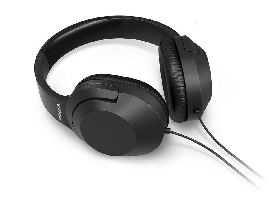 Auscultadores PHILIPS TAH2005BK/00 (Com fios - Over-ear - 4 cm - Preto), miniatura 3