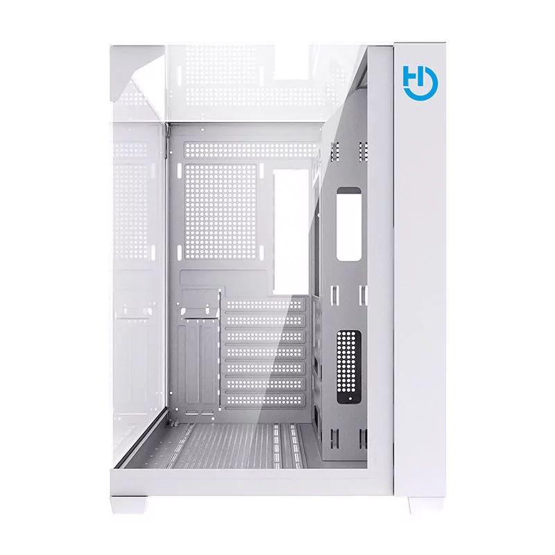 Caixa PC Gaming HIDITEC SKY (ATX, micro ATX, ITX - Torre - SECC, Vidro temperado - Branco) — miniatura 5