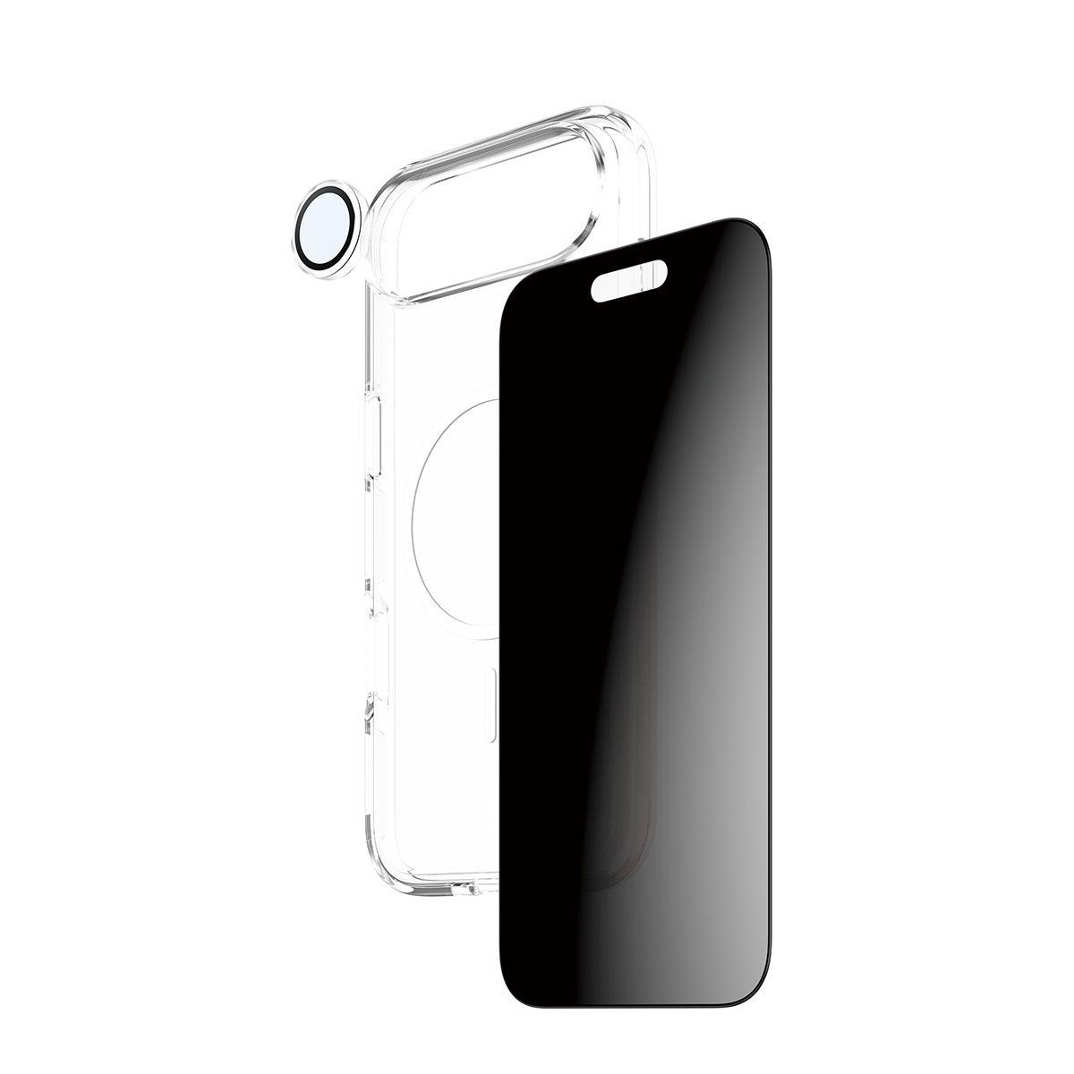 Kit de Proteção 3 em 1 PANZERGLASS CARE BY 3-IN-1 FLAGSHIP PRIVACY (Apple - Transparente) — miniatura 5