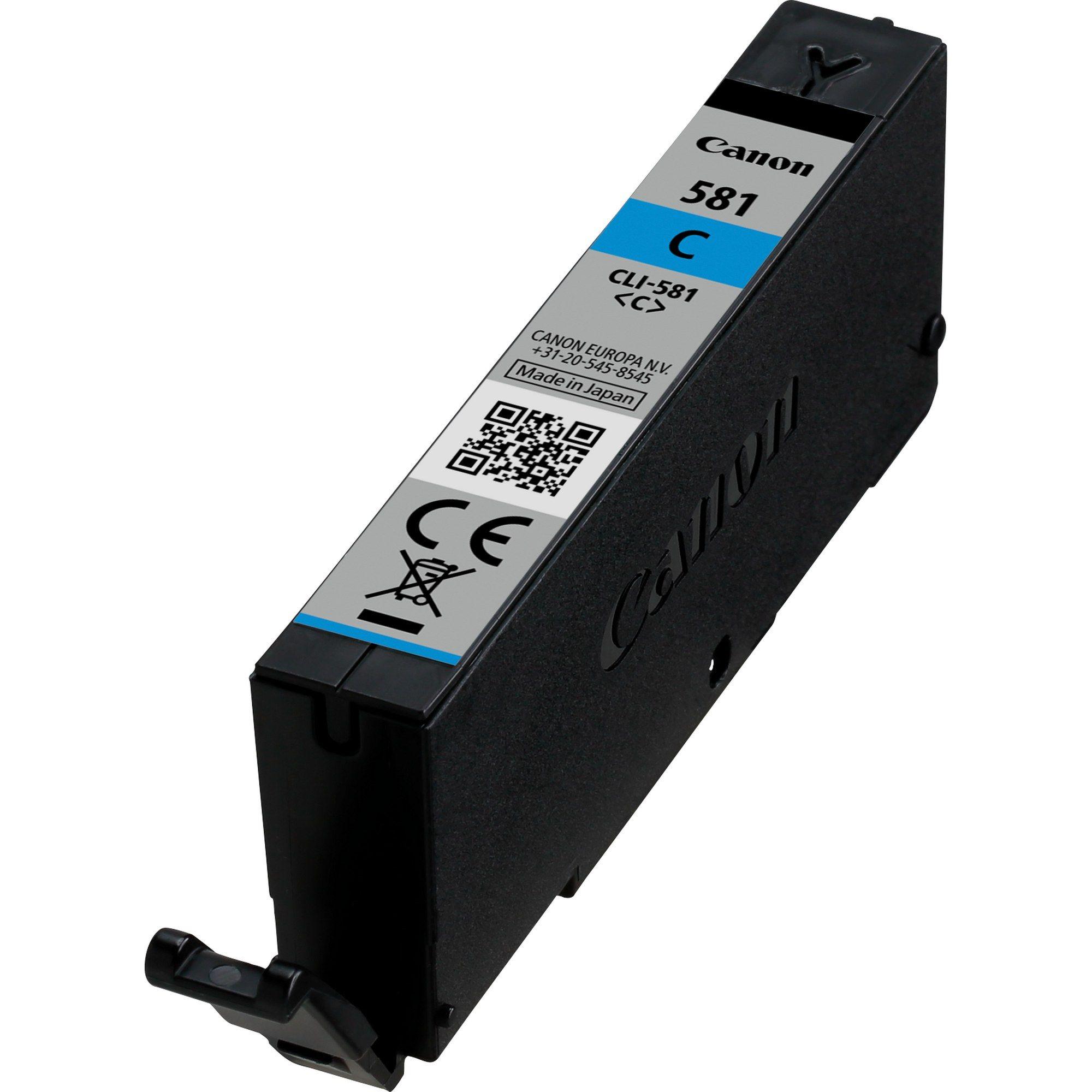 Tinteiro CANON CLI-581C (250 páginas - Ciano)